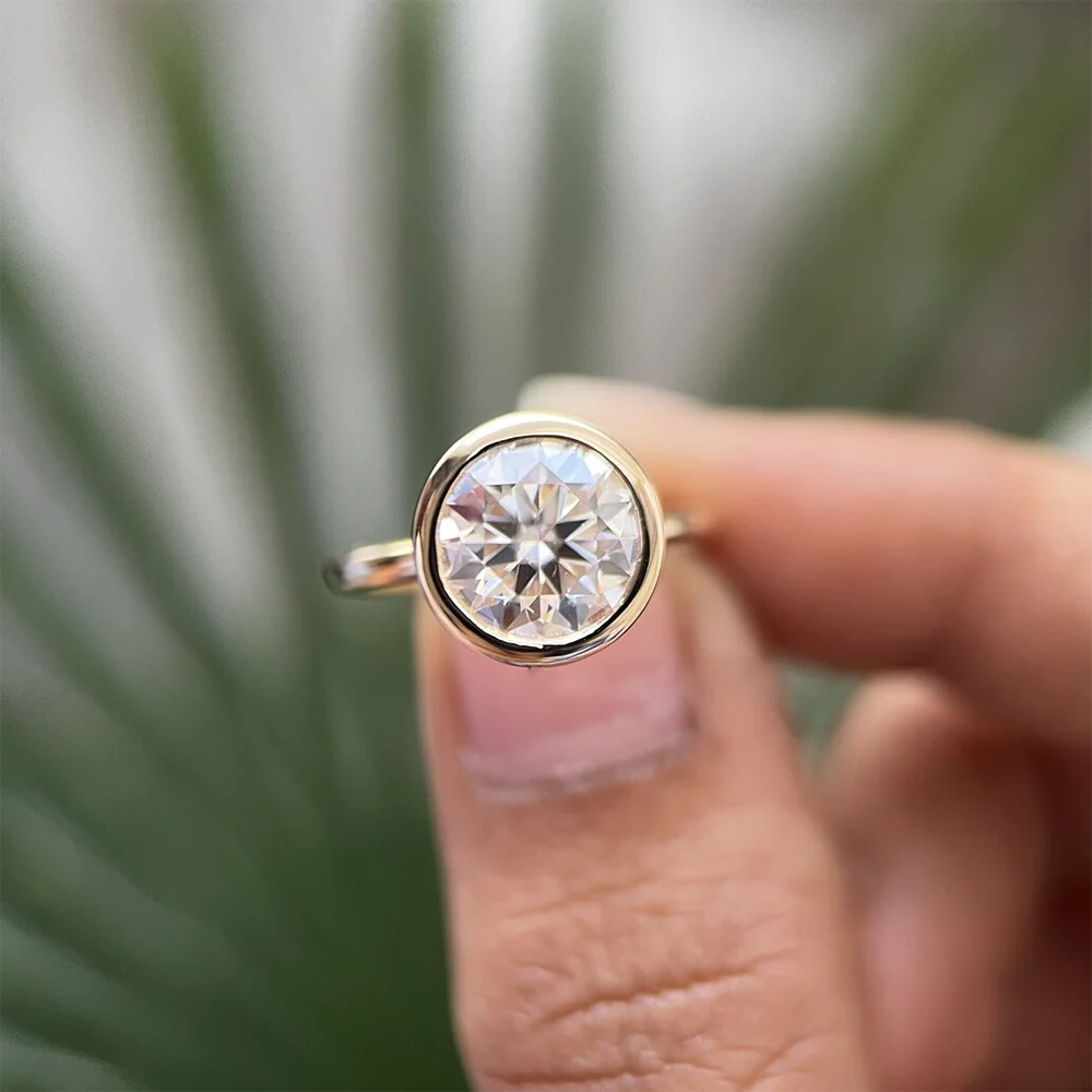 Moissanite Wedding Band - 3 Carat VVS1 Excellence