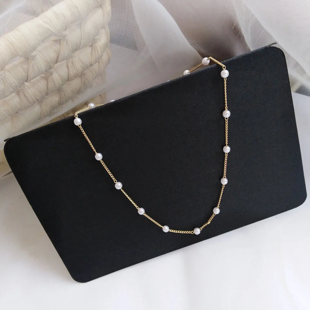 Elegant Metal Choker Necklace