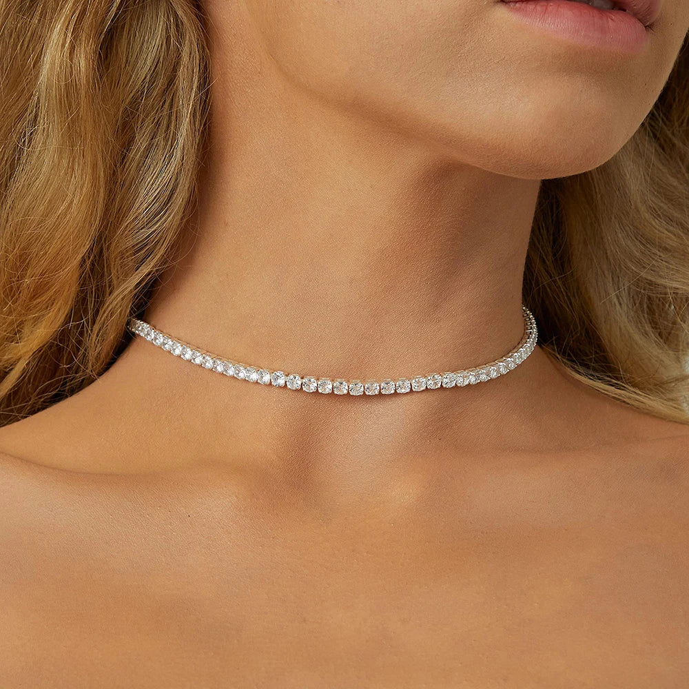 Moissanite Tennis Necklace – Elegant and Timeless