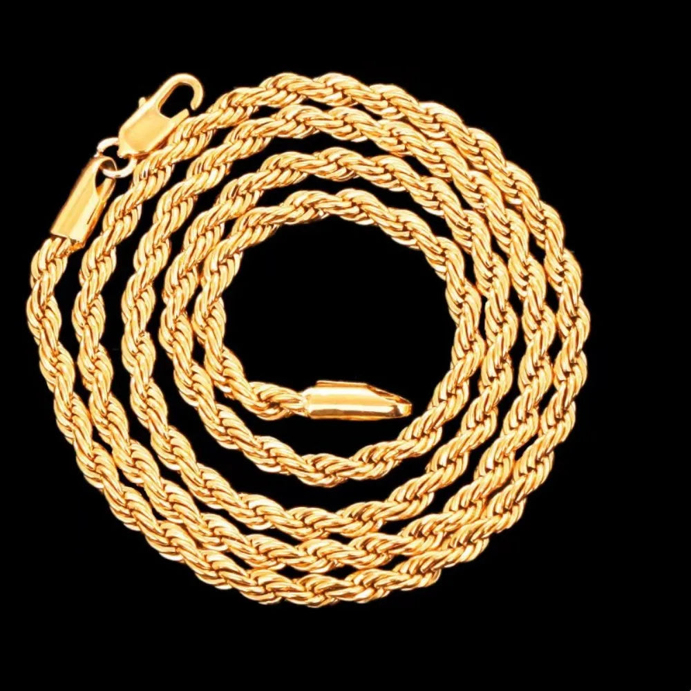 18K Stamped Rope Chain