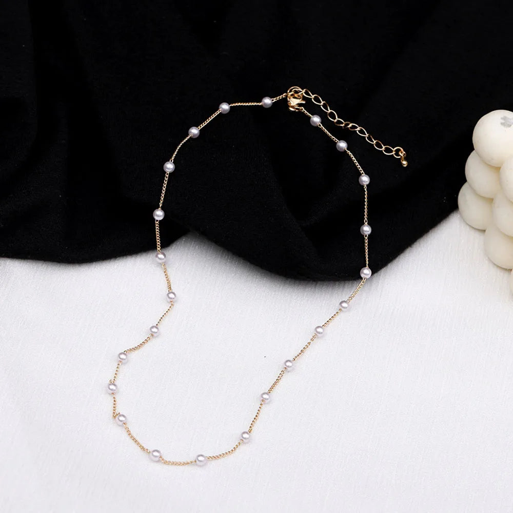 Elegant Metal Choker Necklace