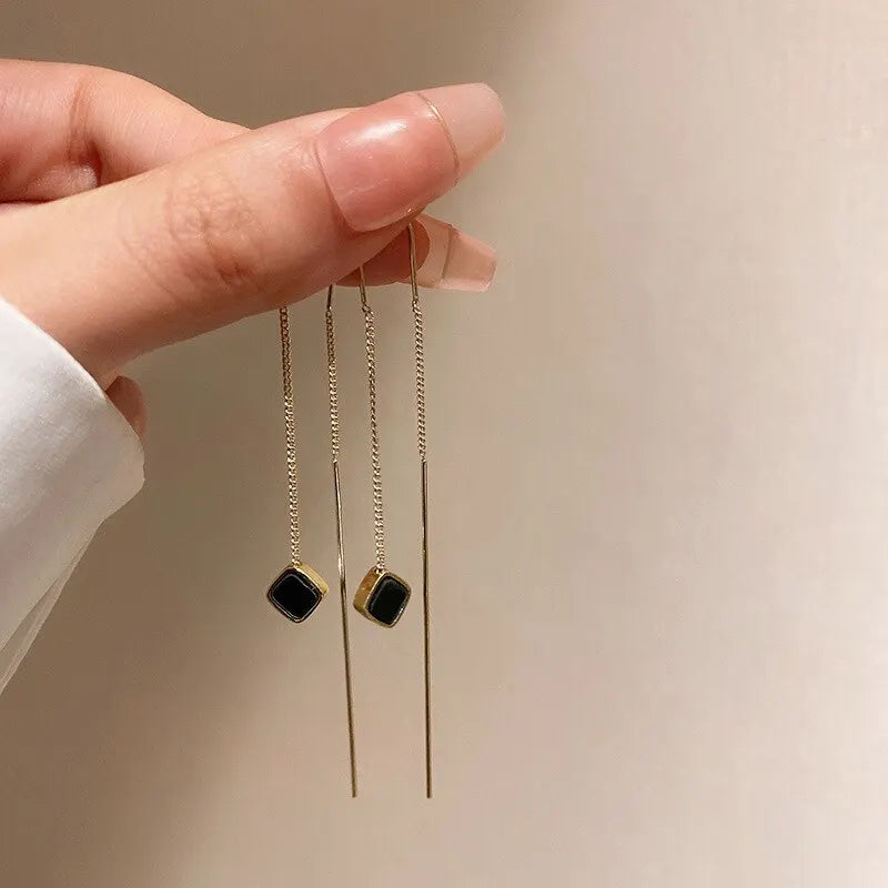Geometric Drop Earrings